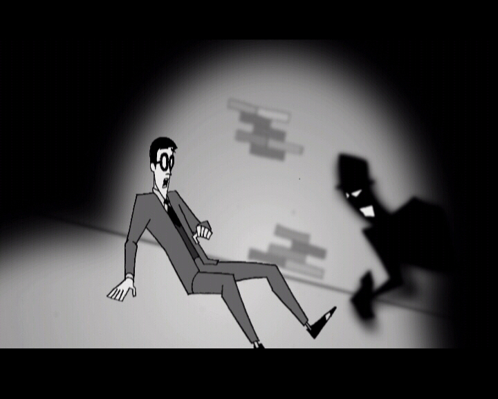 Shadow coming out of the shadows
